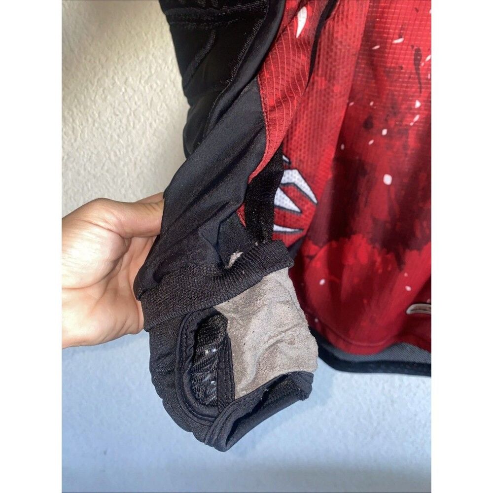 Empire Contact TT Padded Paintball Jersey Blood Red S Men Breathable Motorcycle View 2